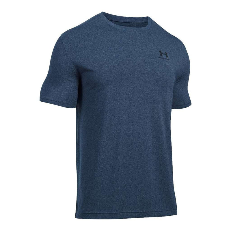 Under Armour Men's UA Charged Cotton® Sportstyle Tee in Midnight Navy ...