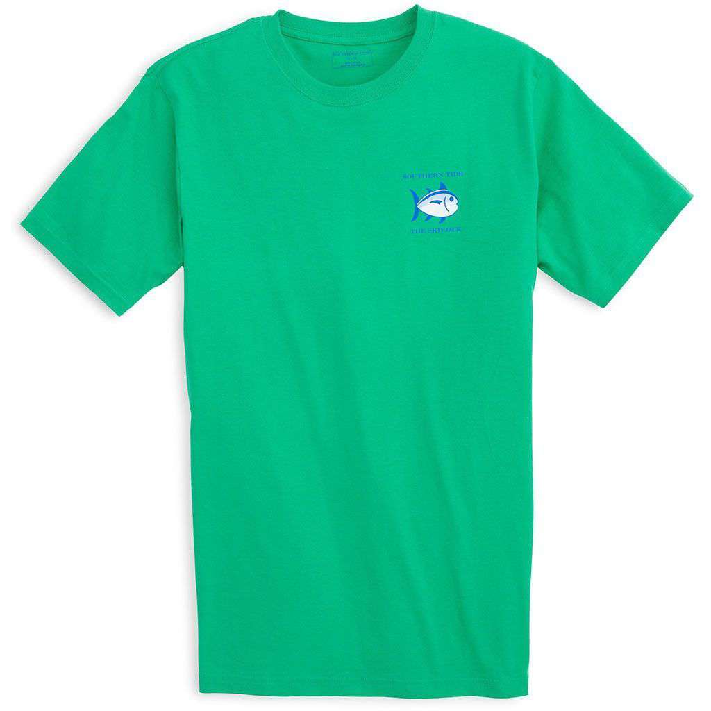 Southern Tide Original Skipjack Tee Shirt in Grass Green – Country Club ...