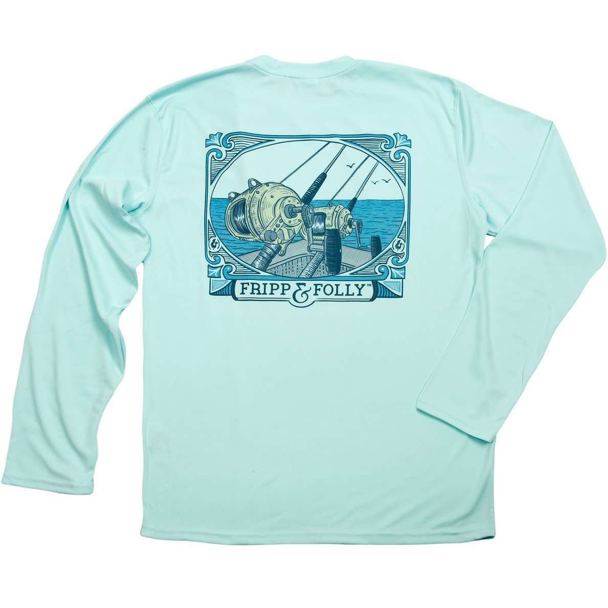 Dynamics Far Før Fripp and Folly Saltwater Reels Long Sleeve Wicking Tee Shirt in Seagrass –  Country Club Prep