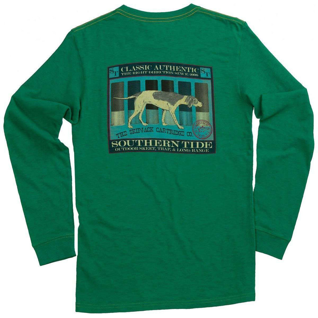 Southern Tide Skipjack Cartridge Co. Long Sleeve T-Shirt in Double ...