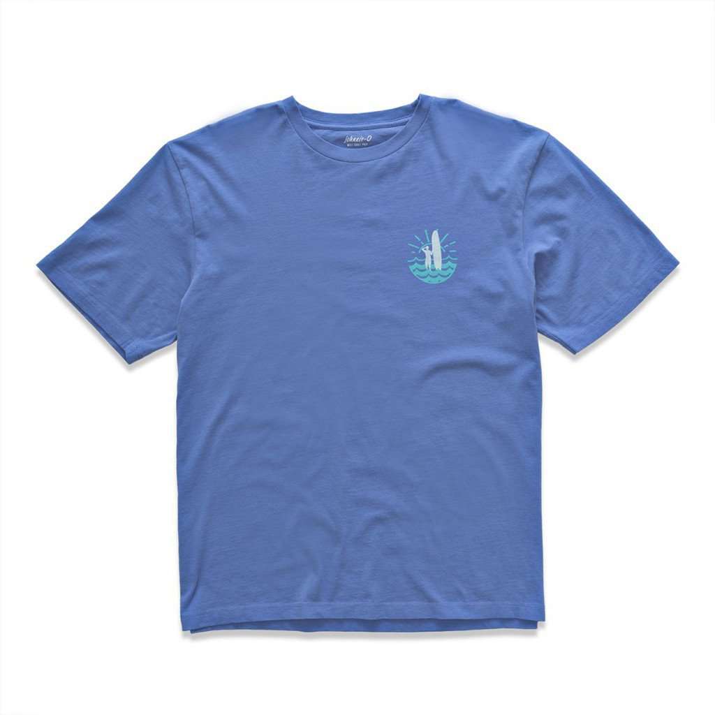 Johnnie-O Sondowner Tee Shirt in Shade Blue – Country Club Prep
