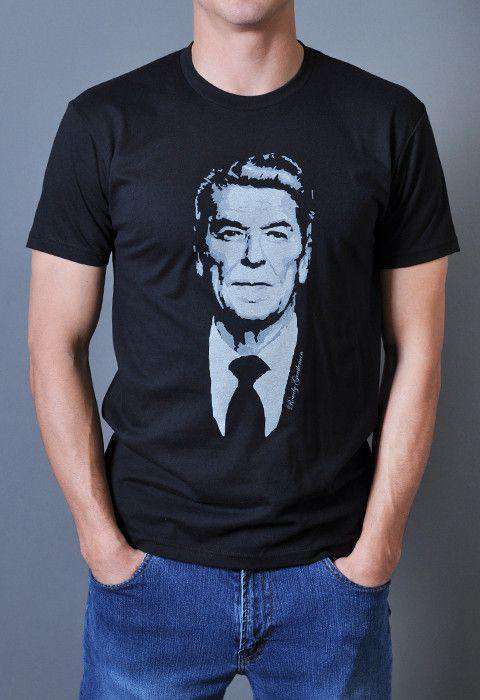 Rowdy Gentleman The Reagan Vintage Tee in Black – Country Club Prep