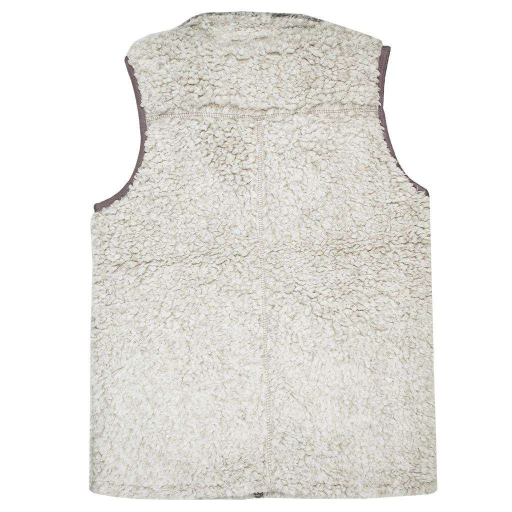 True Grit Frosty Tipped Double Up Vest in Putty