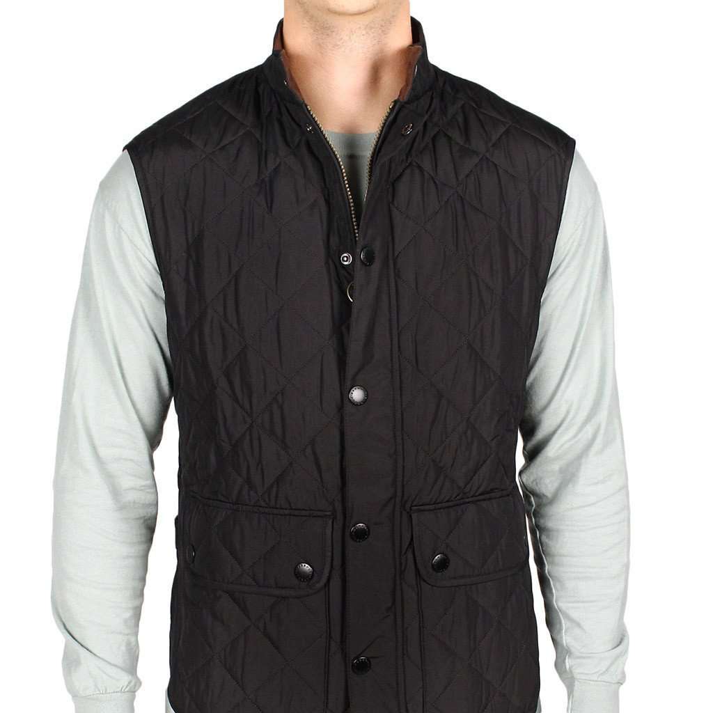 Barbour Lowerdale Quilted Gilet in Black