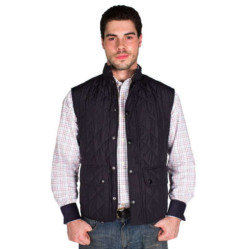barbour lowerdale quilted gilet vest