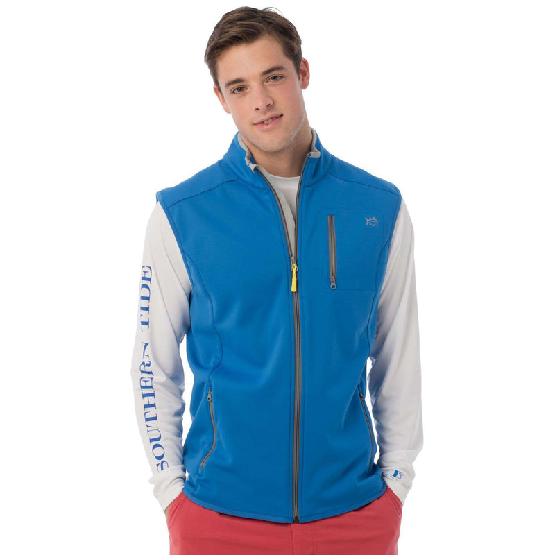 Southern Tide Tide To Trail Performance Vest in Royal Blue