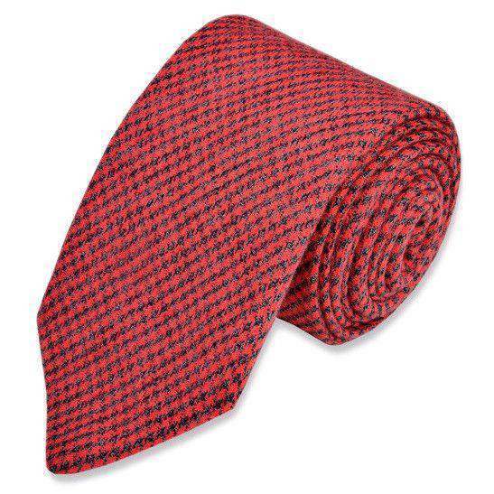 High Cotton Foxhound Necktie in Red