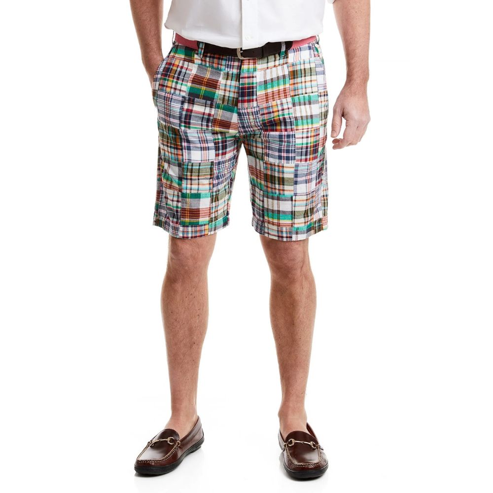 Cisco Short in Osterville Patch Madras by Castaway Clothing