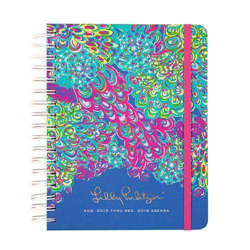 Schaduw Serena Rijpen Lilly Pulitzer 17 Month Large 2016 Agenda in Lilly's Lagoon – Country Club  Prep