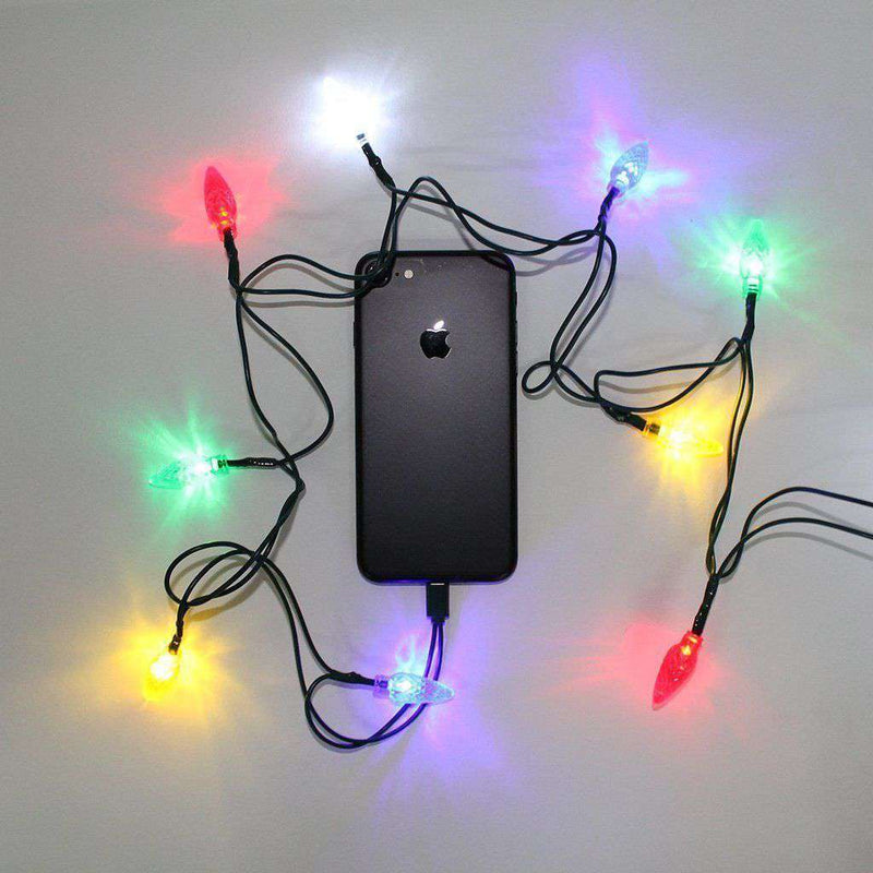 christmas light iphone cable