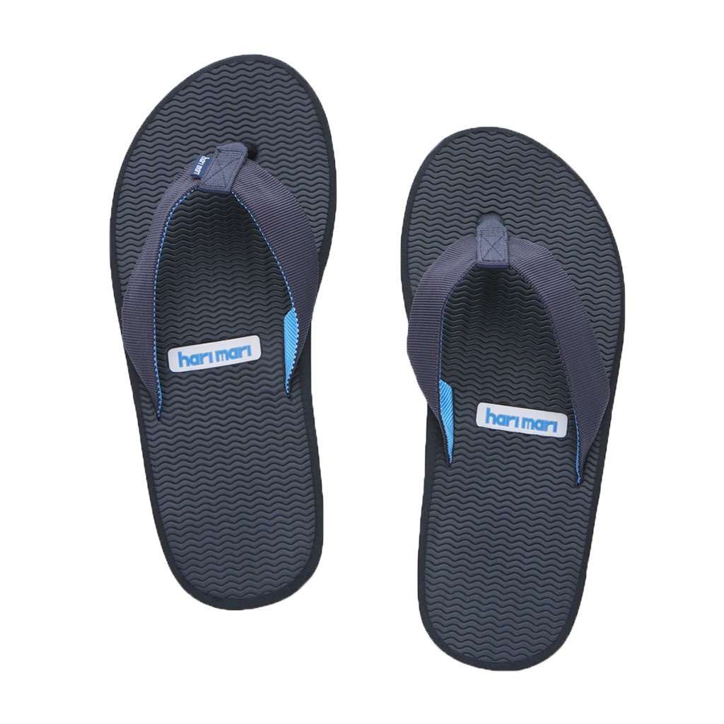 Hari Mari Men's Dunes Flip Flop in Black, Gray & Blue – Country Club Prep