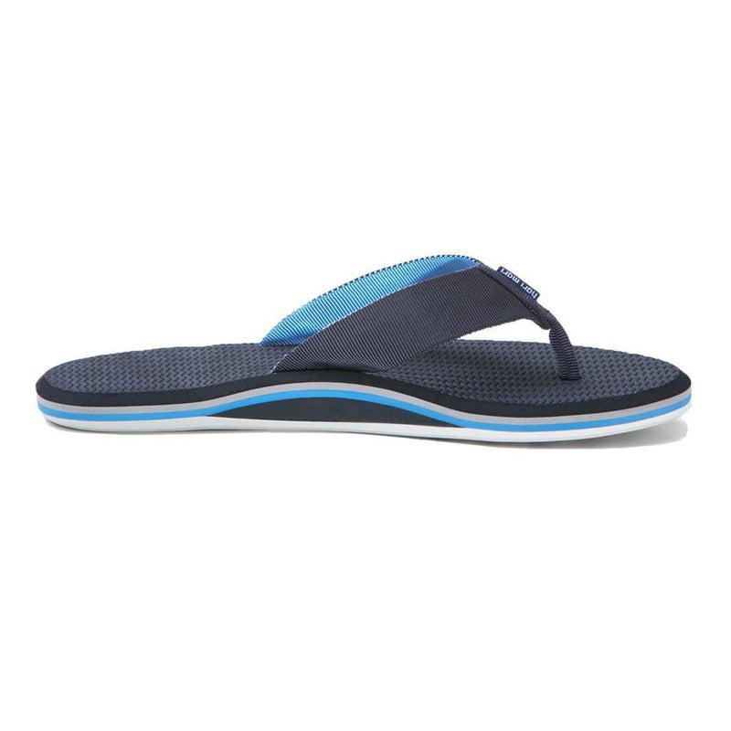 Hari Mari Men's Dunes Flip Flop in Black, Gray & Blue