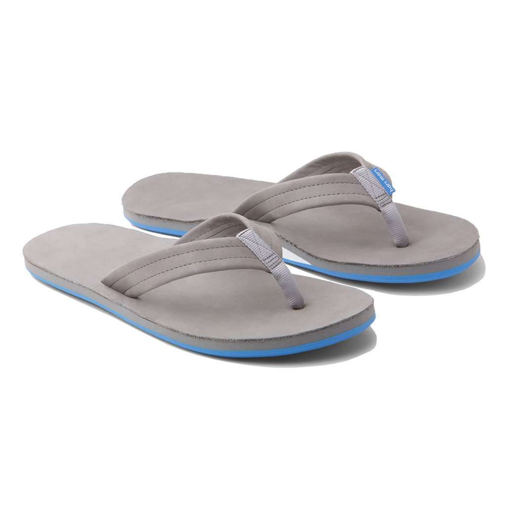 sky blue flip flops