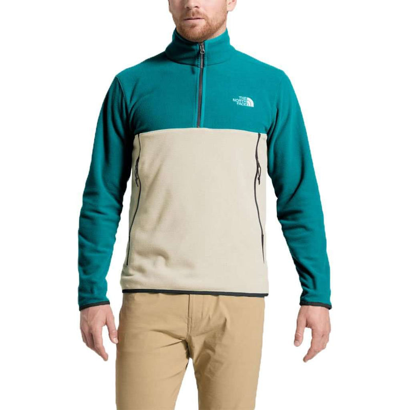 the north face men's glacier alpine quarter zip pullover