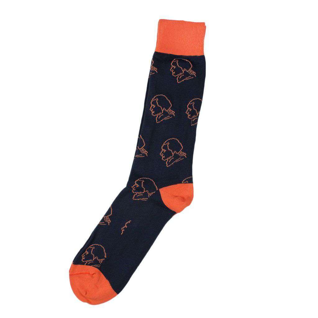 Byford Jefferson Socks in Navy – Country Club Prep