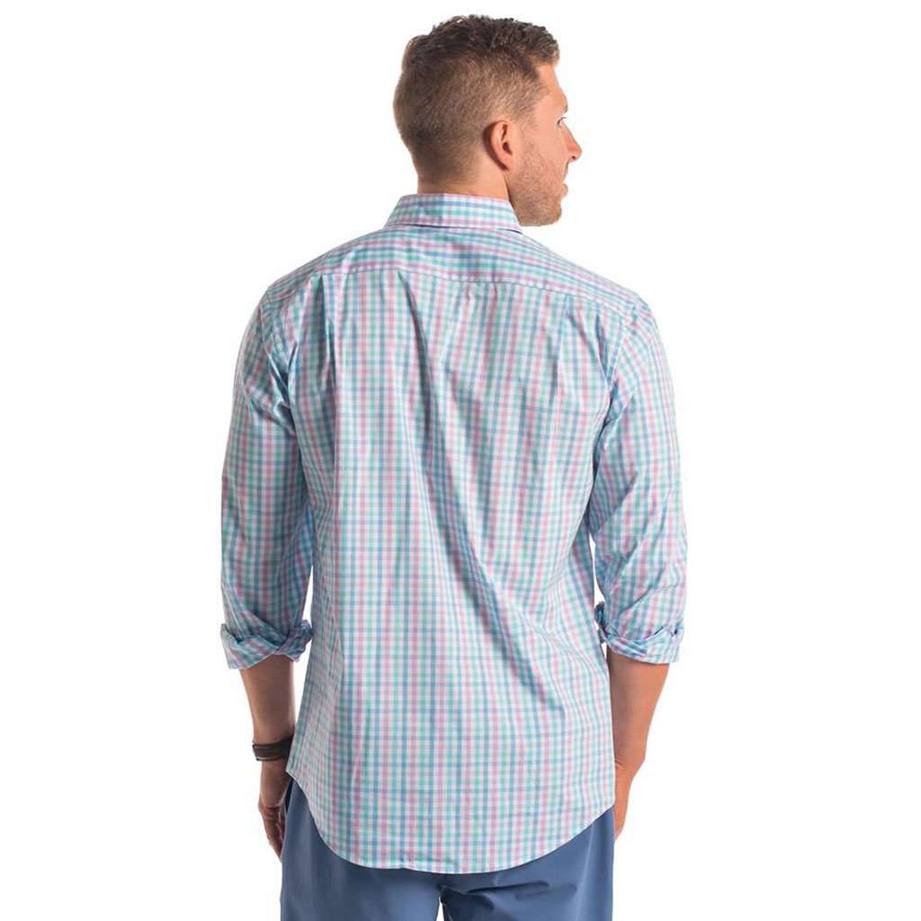 Southern Shirt Co. Palmetto Check Button Down in Mirage