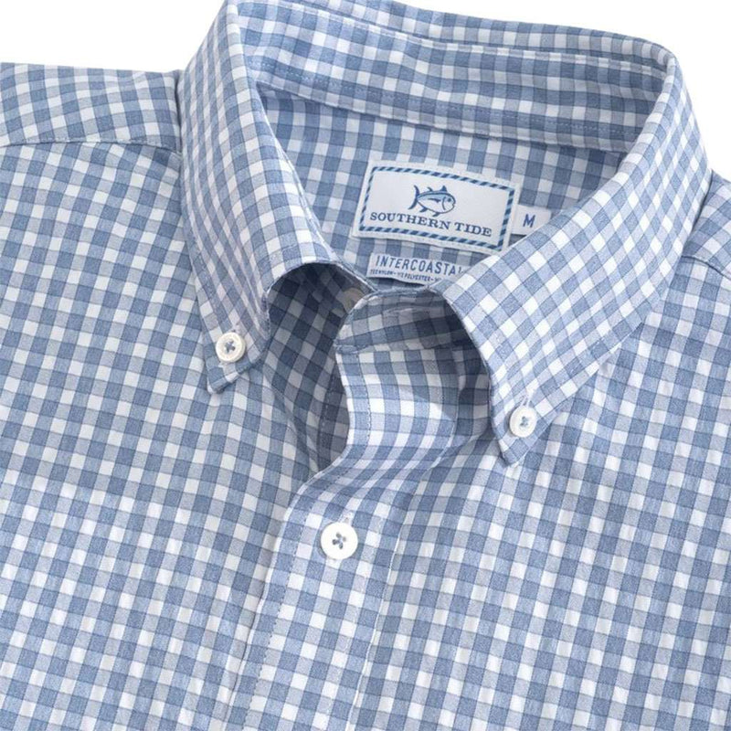 Southern Tide Lucayan Gingham Intercoastal Short Sleeve Button Down ...