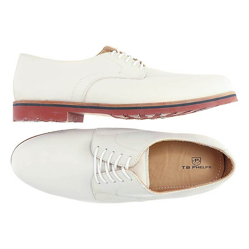 Classic White Suede Sport Buck by Country Club Prep