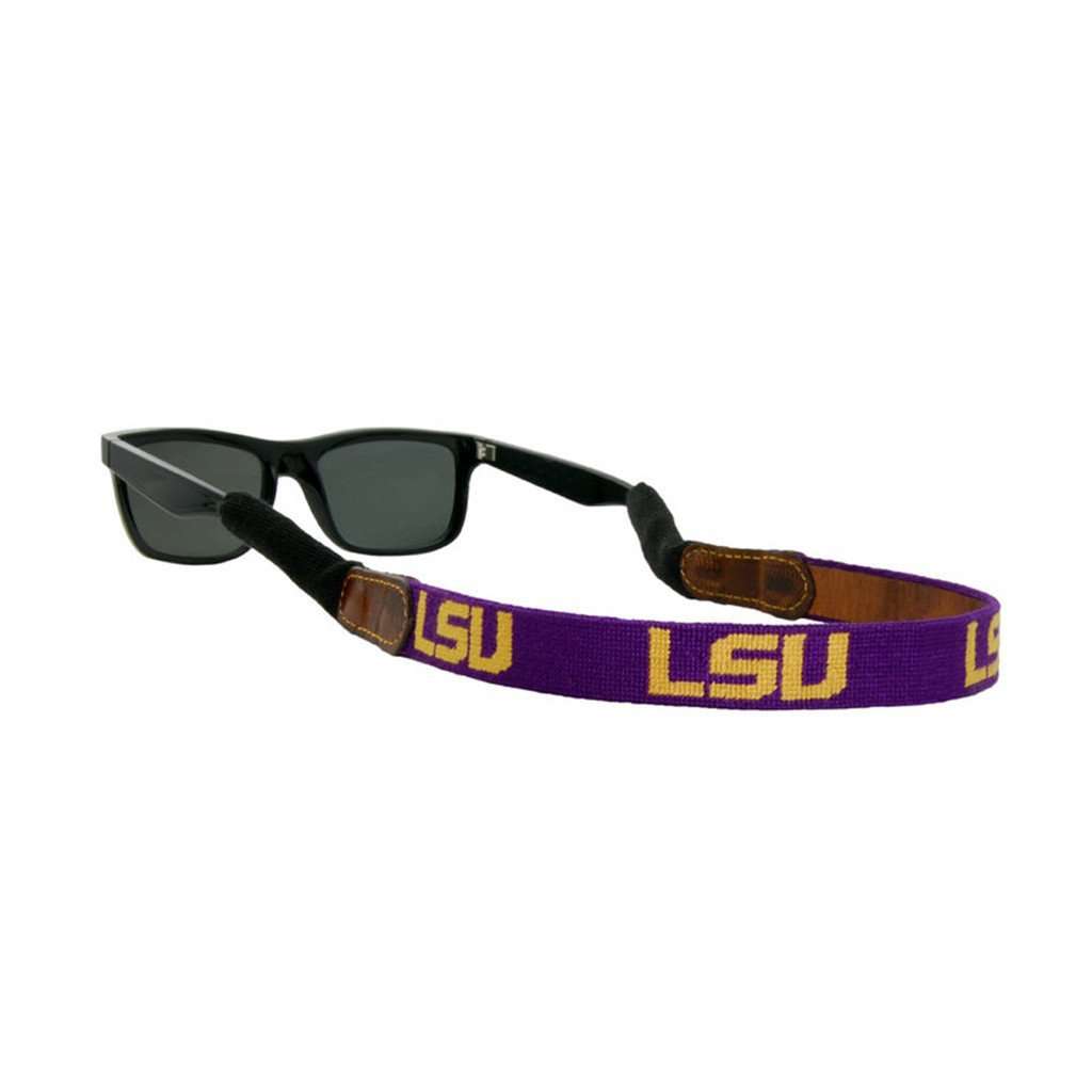 Louisiana State University Needlepoint Sunglass Straps by Smathers & Branson