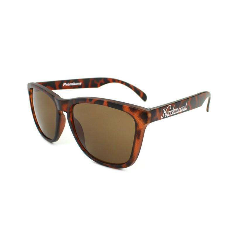Matte Tortoise Shell Premium Sunglasses with Amber Lenses by Knockarou ...
