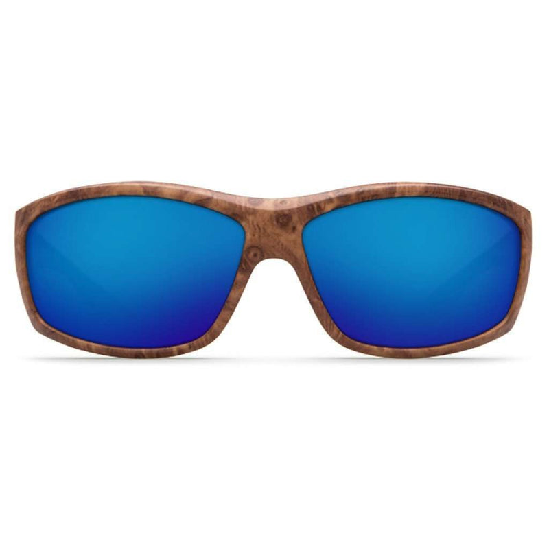 Costa Del Mar Saltbreak Gunstock Sunglasses With Blue Mirror 580p Lenses Country Club Prep 