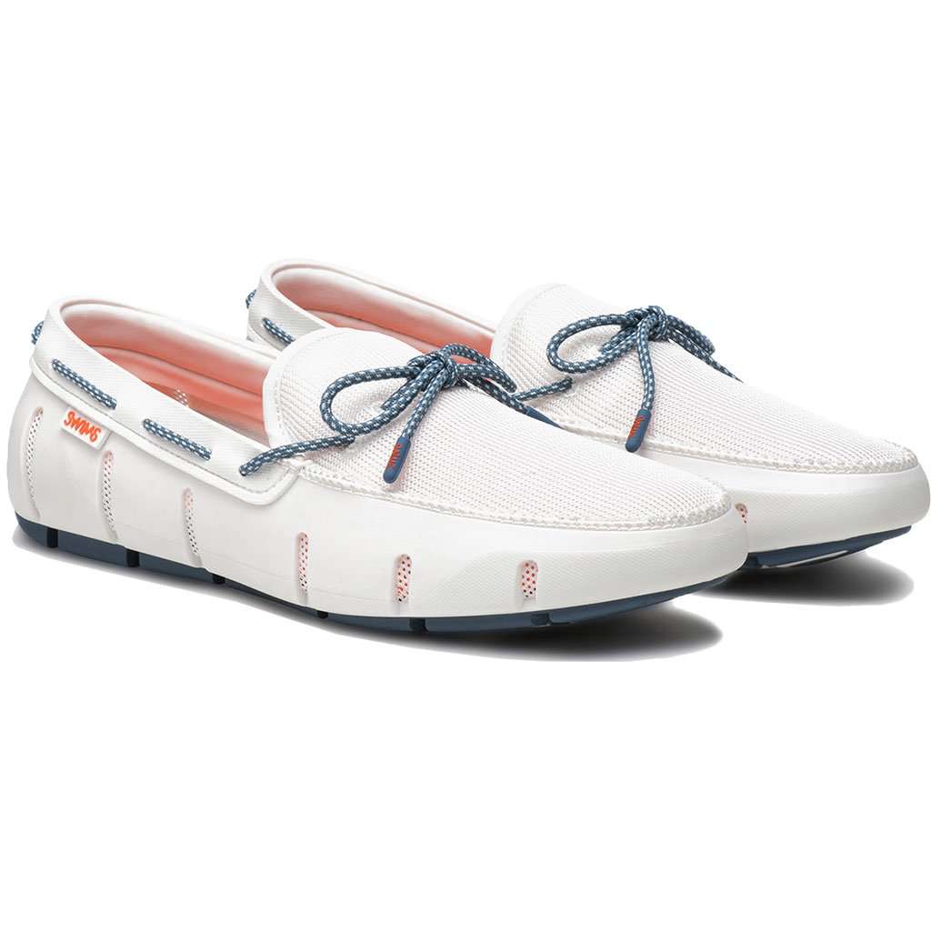 SWIMS Stride Lace Loafer in White 