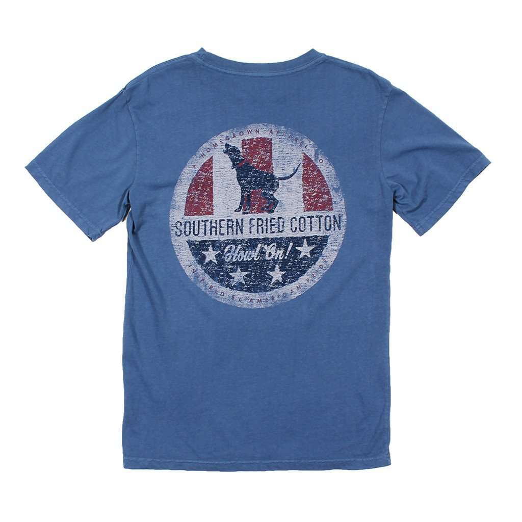 Southern Fried Cotton Howlin For America Tee in Summer Shadow