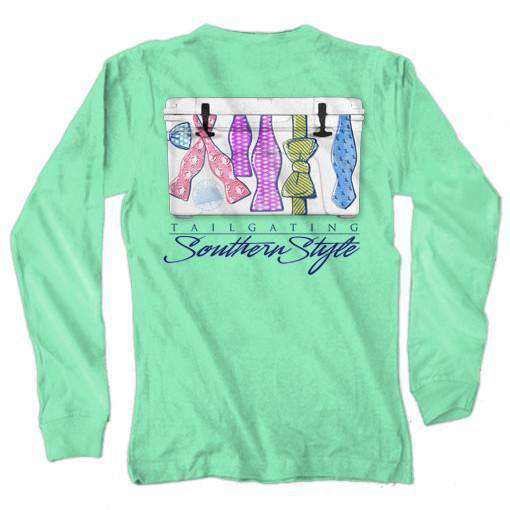 Live Oak Southern Style Tailgating Cooler Long Sleeve Tee in Island Reef