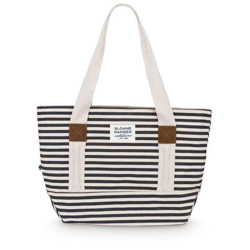 Denim Stripe Tote Bag by Sloane Ranger