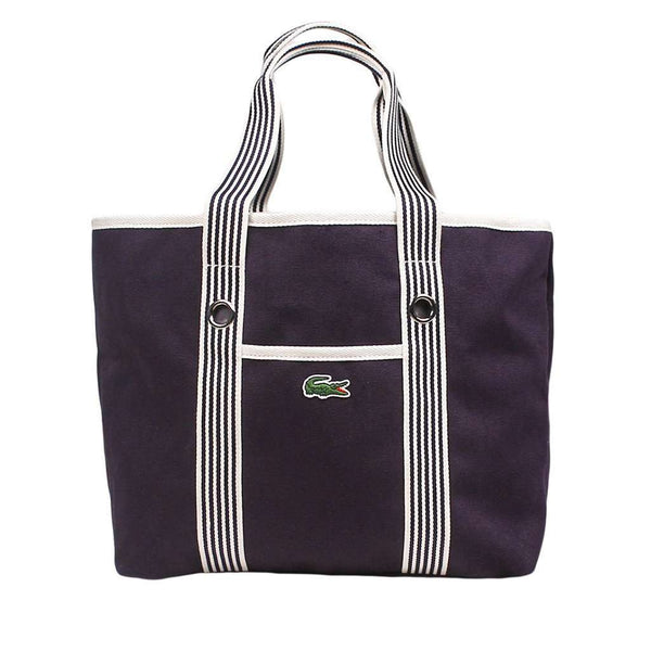 Lacoste Summer Medium Tote in Peacoat and White