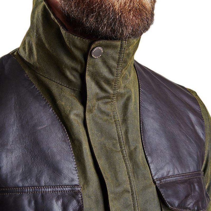 barbour land rover traveller wax jacket