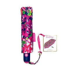 Lilly Pulitzer Travel Umbrella In Wild Confetti