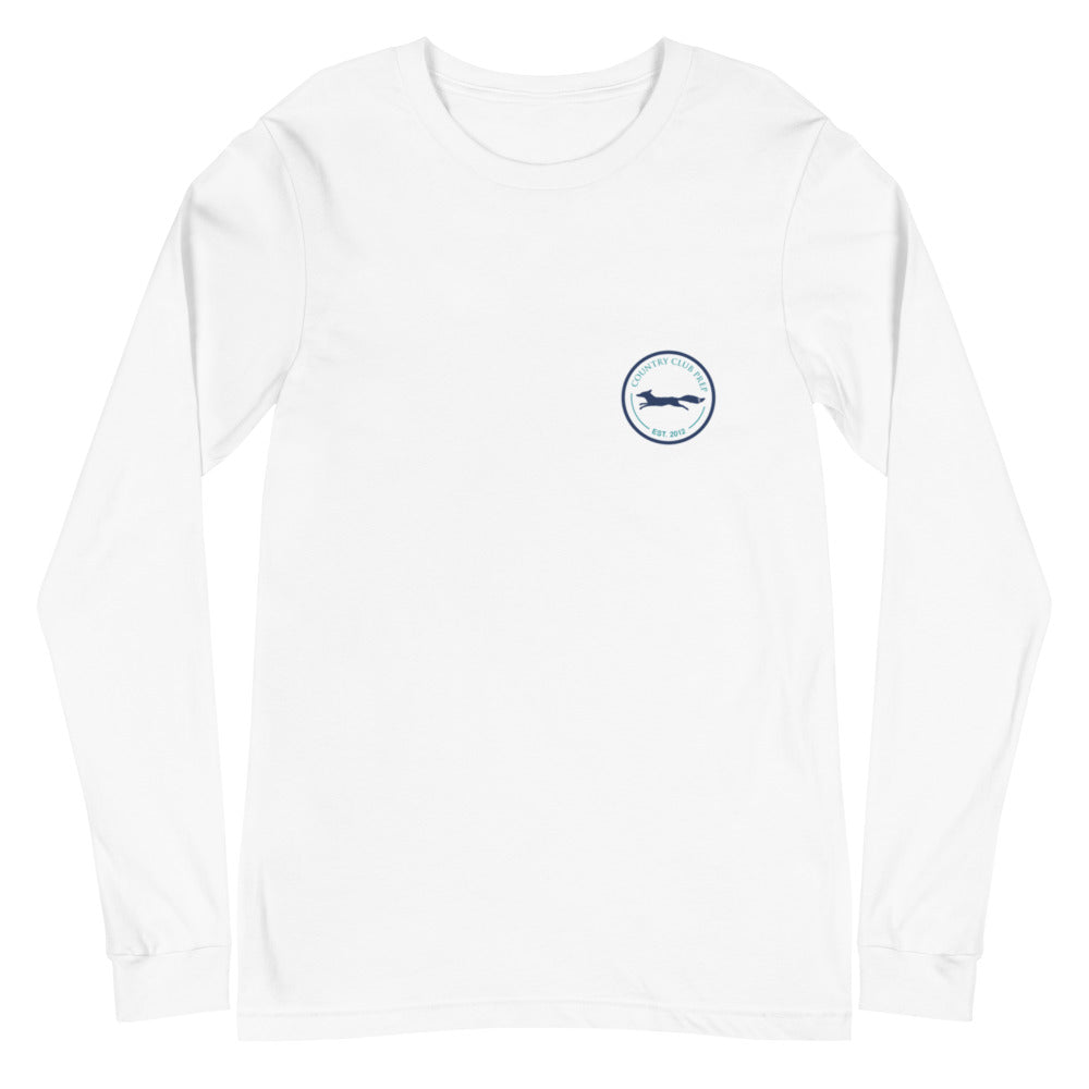 Preppin' Ain't Easy Long Sleeve Tee by Country Club Prep