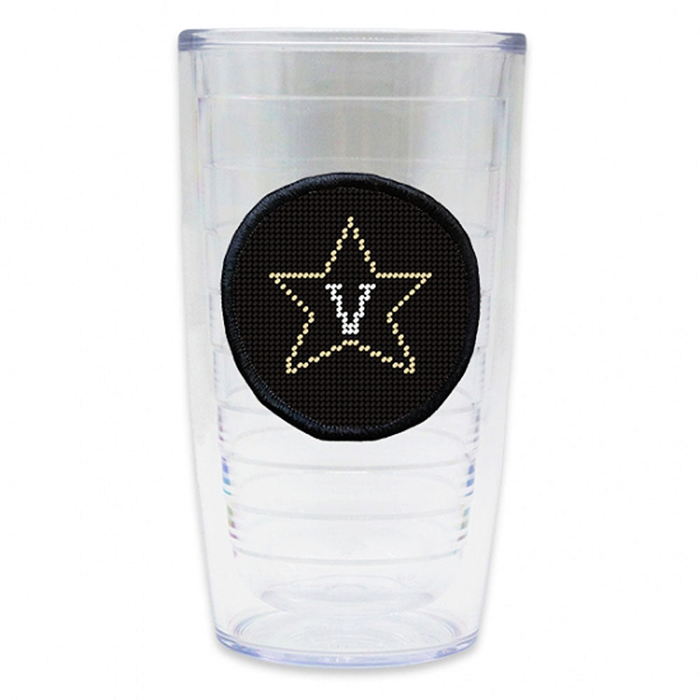 Vanderbilt University Needlepoint Tumbler by Smathers & Branson