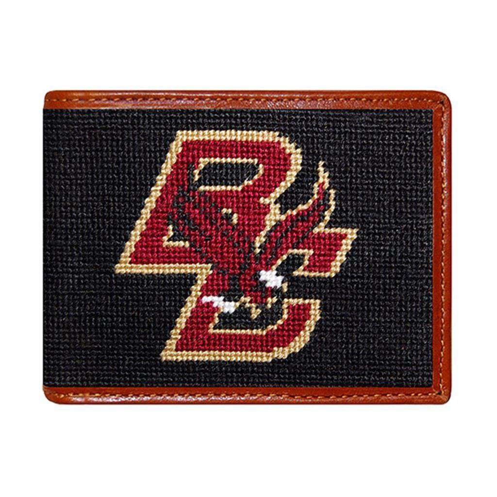 Boston College Needlepoint Wallet by Smathers & Branson