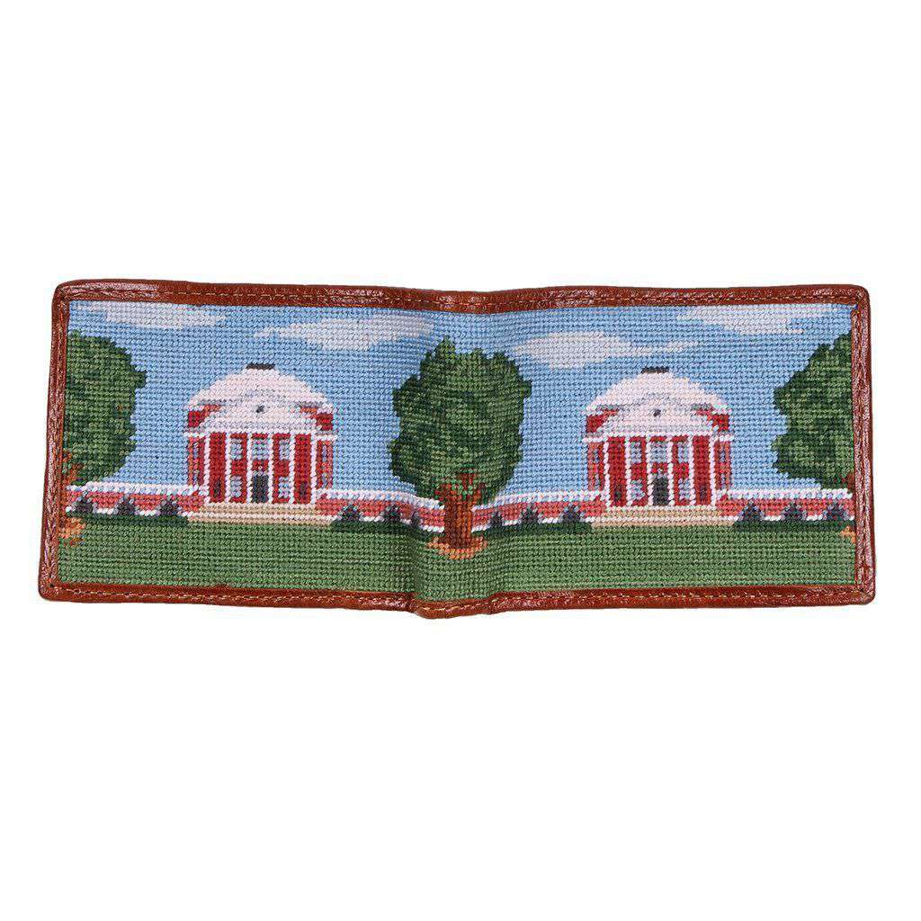 Custom Rotunda Scene Needlepoint Wallet by Smathers & Branson