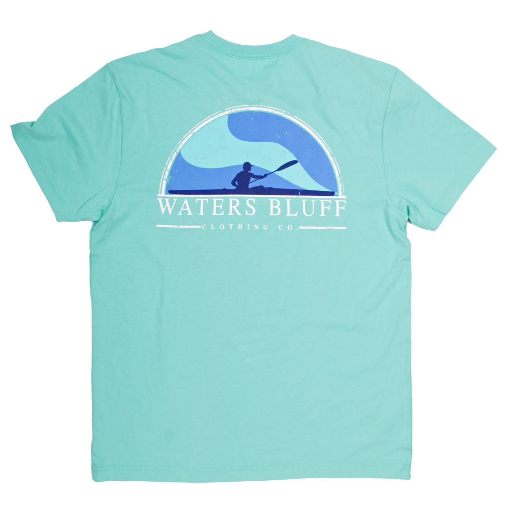 Waters Bluff Paddler Tee Shirt in Island Reef Green – Country Club Prep