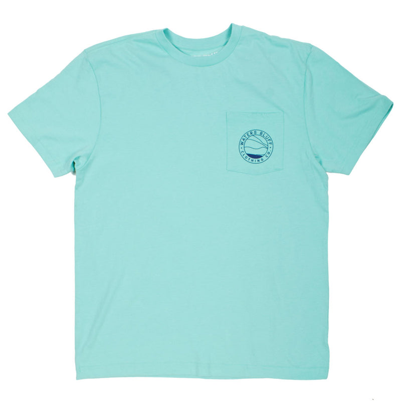 Waters Bluff Paddler Tee Shirt in Island Reef Green – Country Club Prep