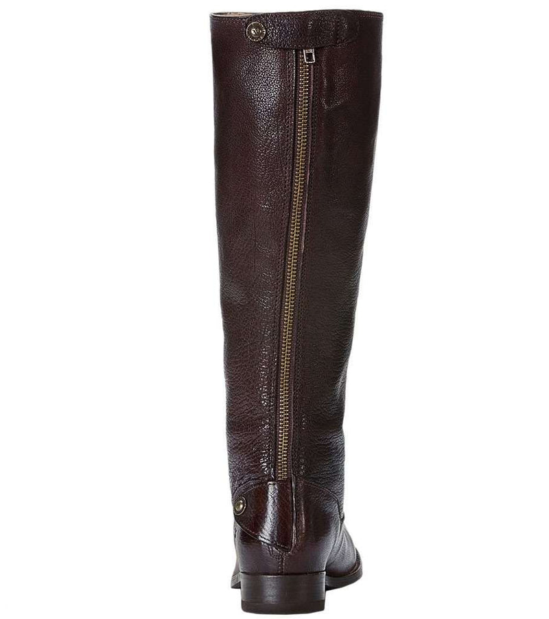 frye button back zip boot