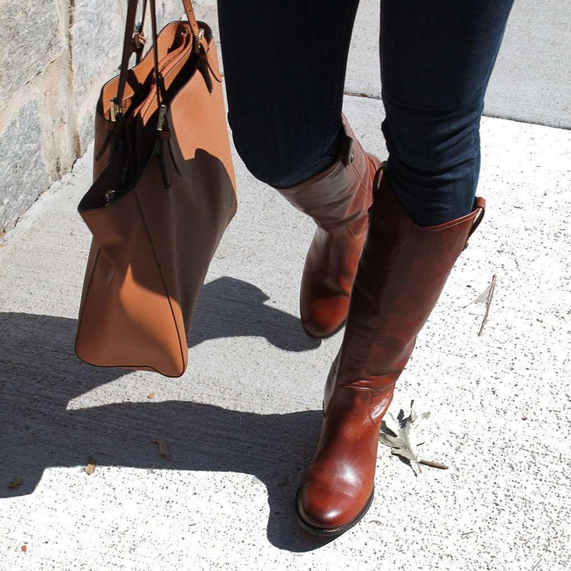 Melissa Button Boot in Cognac by The 