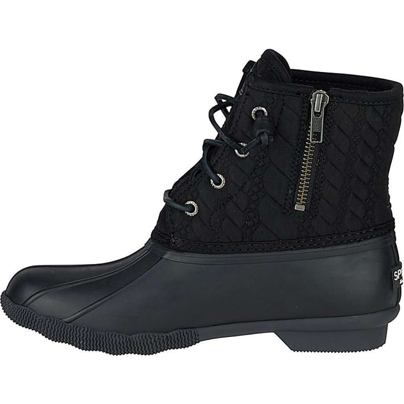 black sperry boots on sale