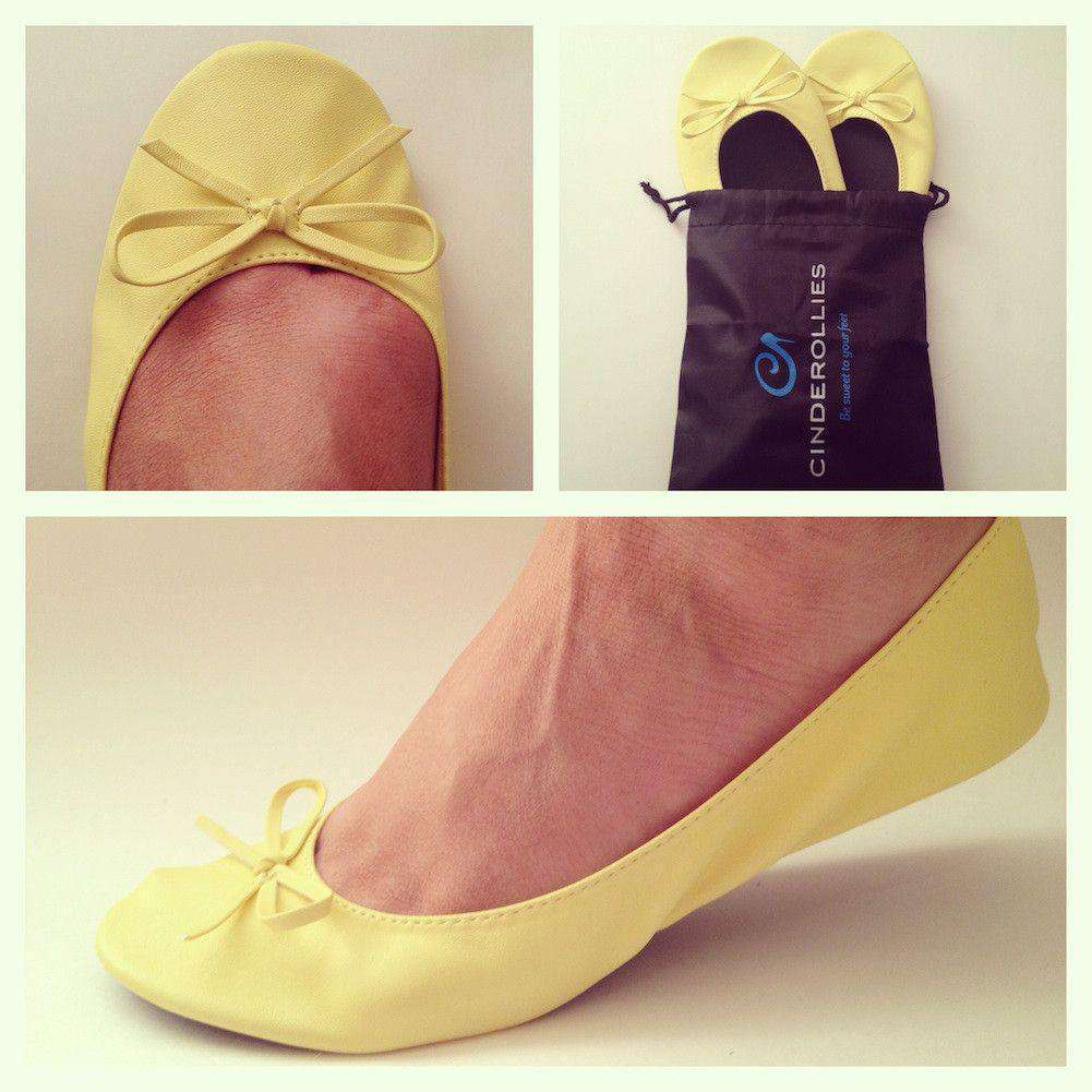 yellow ballet flats