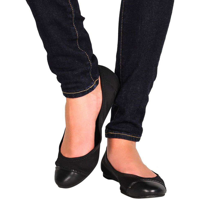 jack rogers black flats