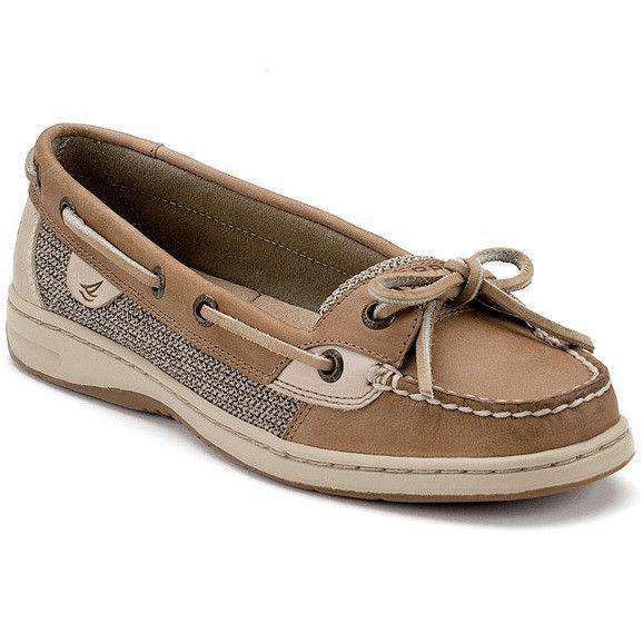 sperry angelfish linen oat