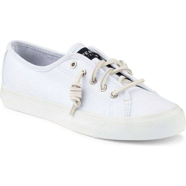 Sperry Women's Seacoast Canvas Sneaker in White