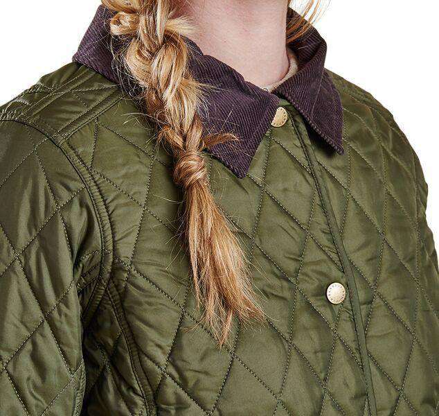 quilted green jacket womens
