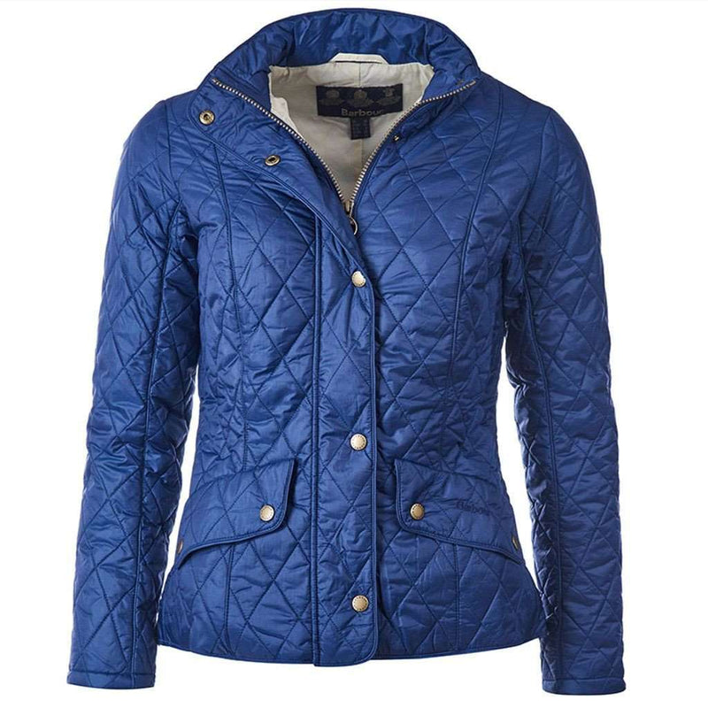 Barbour Flyweight Cavalry Quilted Jacket in Indigo – Country Club Prep