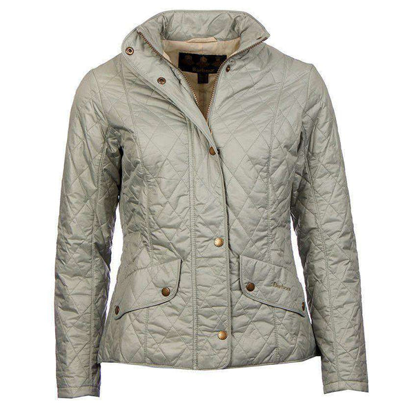 Barbour Flyweight Cavalry Quilted Jacket in Pale Sage