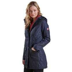 barbour womens navy quilted jacket