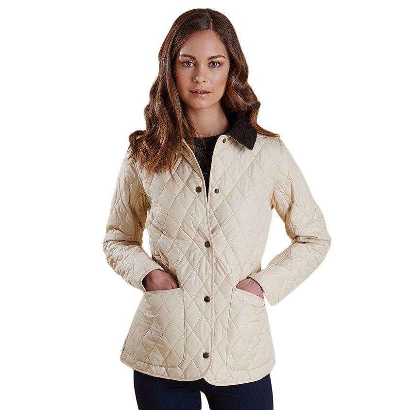 Barbour Montrose Quilted Jacket in Macadamia